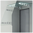 Glass canopy system 10